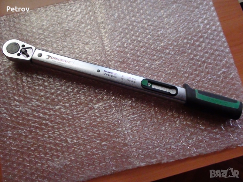 STAHLWILLE MANOSKOP 721/15 Quick - MADE IN GERMANY - 1/2" PROFI Динамометричен Ключ 30 - 150 Nm !!!!, снимка 1