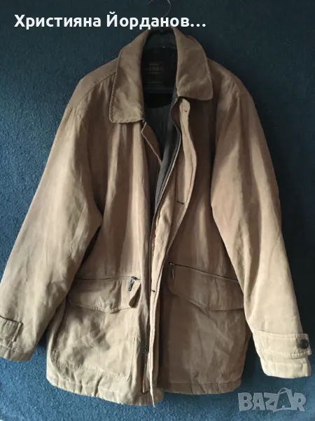 Зимно Мъжко яке светло кафяво, снимка 1