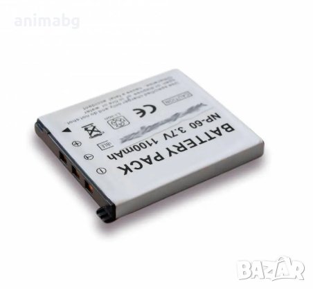 ANIMABG Батерия модел Cas NP-60 за цифрови фотоапарати на Casio с капацитет 1100mAh 3.7V модели EX-Z, снимка 1