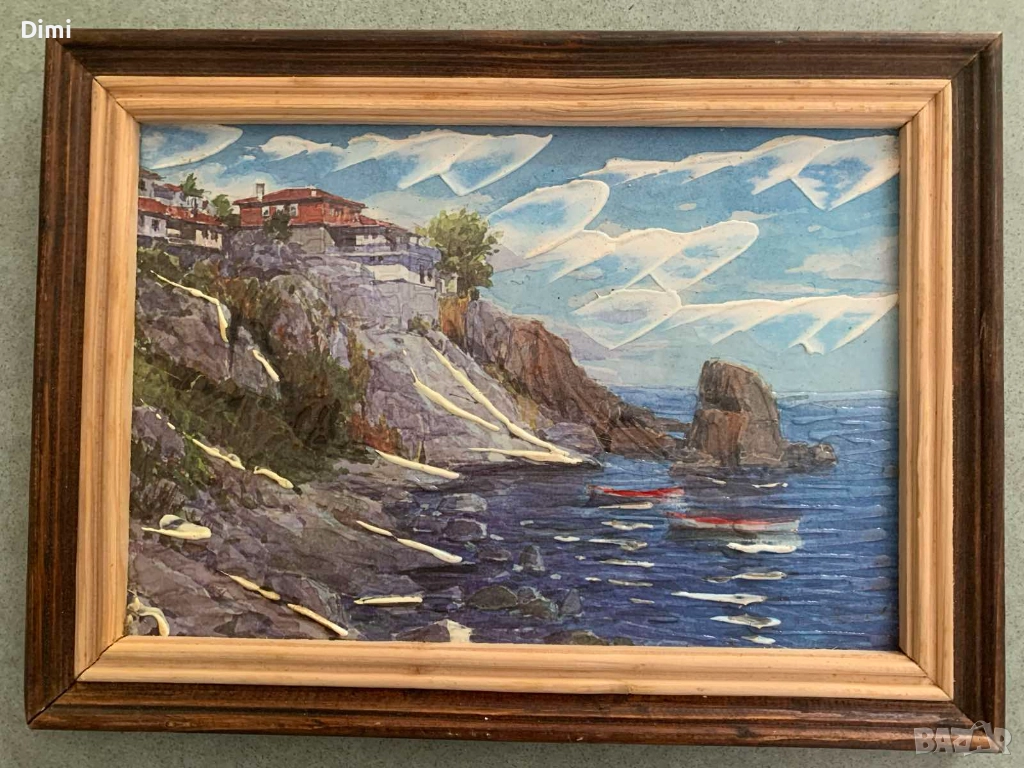 ПЕТЪР ЖЕЛЯЗКОВ масло/пейзаж, снимка 1