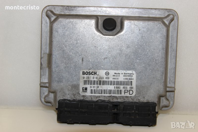 Моторен компютър ECU Opel Zafira A (1999-2005г.) 0 281 010 268 / 0281010268 / GM24417169, снимка 1