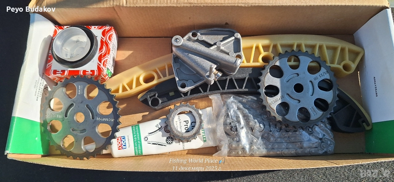 Комплект ангренажна верига INA 559 0076 10, снимка 1