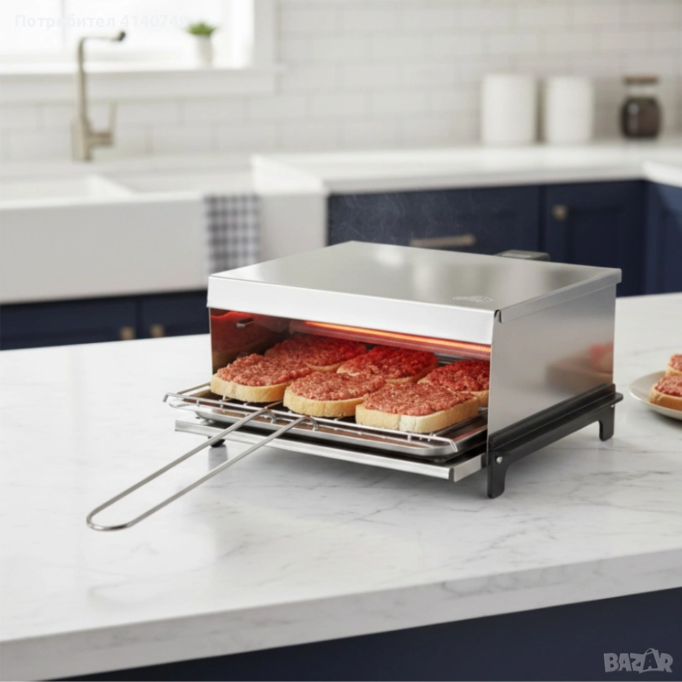 Бездимна електрическа скара Voltz OV51015P – 1200W , снимка 1