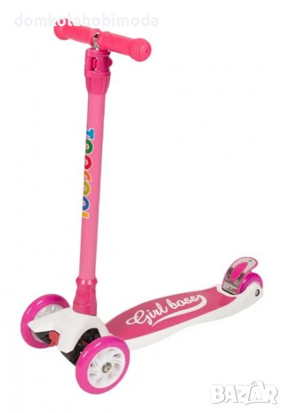 Тротинетка с три гуми, 56х35 см, 50Kg. Регулируема височина до 85 см, снимка 1