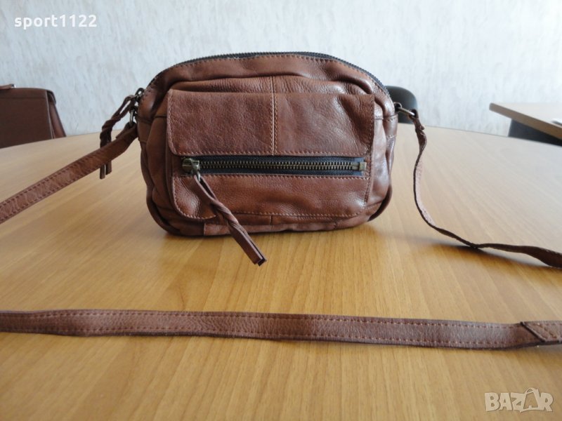 Pieces/естествена кожа дамска чантичка, снимка 1