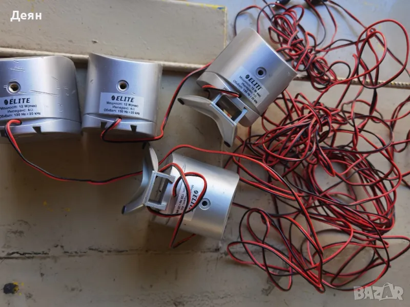 Elite 12w 4 броя колонки, снимка 1