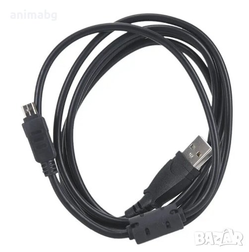 ANIMABG USB дата кабел CB-USB5 за цифрови фотоапарати на Fuji Olympus модели SZ-10 SZ-11 SZ-14 SZ-20, снимка 1