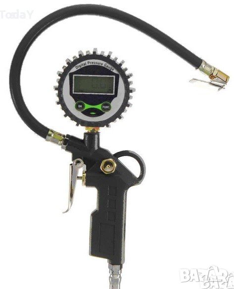 Цифров манометър, С батерии  ААА - 2 броя в комплекта (А), снимка 1