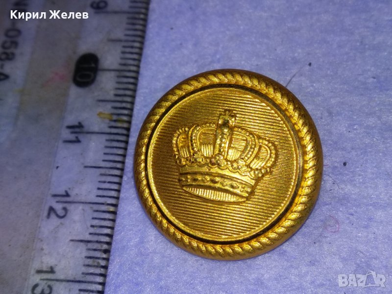 SPORRONG MADE IN SWEDEN Старо АРИСТОКРАТИЧНО с КРАЛСКА ХЕРАЛДИКА МАРКОВО МЕДНО КОПЧЕ с ПОЗЛАТА 37471, снимка 1