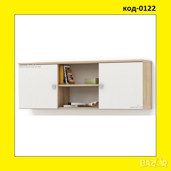 Етажерка за стена с 2 плавни врати(код-0122), снимка 1