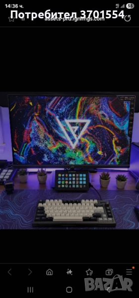 Asus ROG Strix XG27UCS 27" IPS, 160Hz, 1ms, UHD 4K (3840 x 2160) FreeSync Premium Геймърски монитор, снимка 1