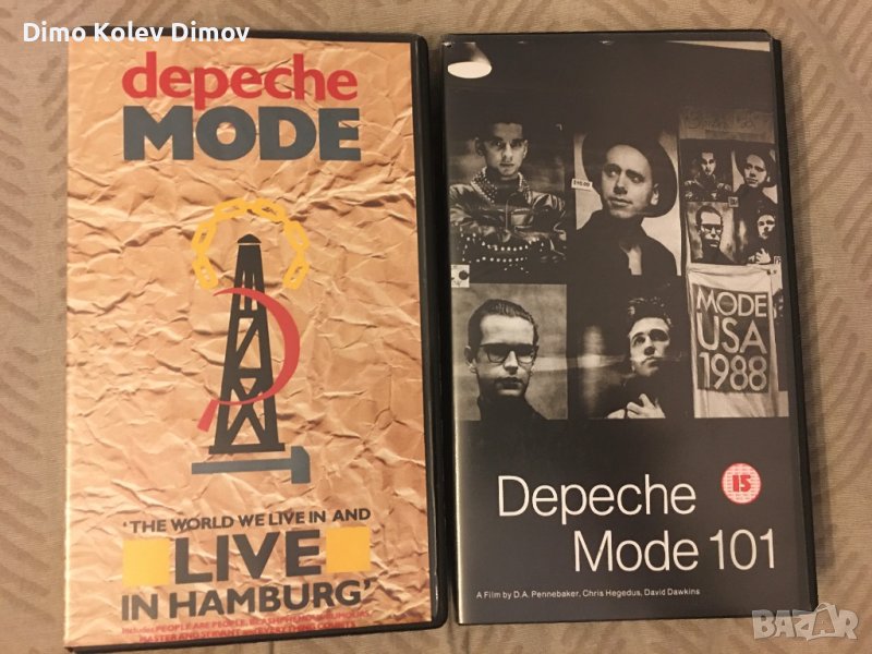 DEPECHE MODE VHS видео касети. Супер състояние., снимка 1