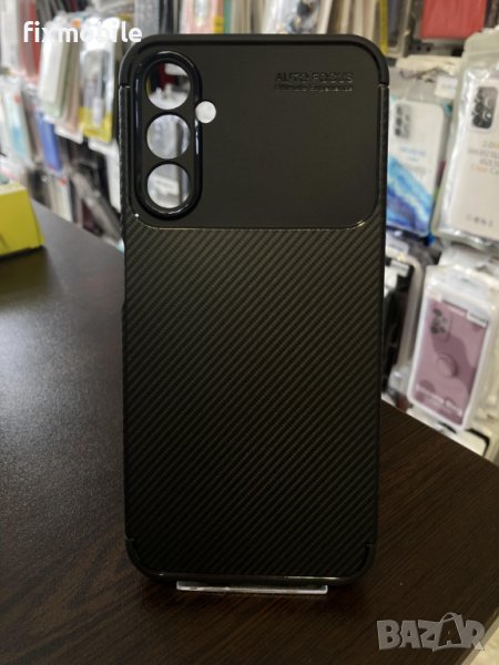 Samsung Galaxy A14 4G/5G Carbon Fiber силиконов гръб / кейс, снимка 1