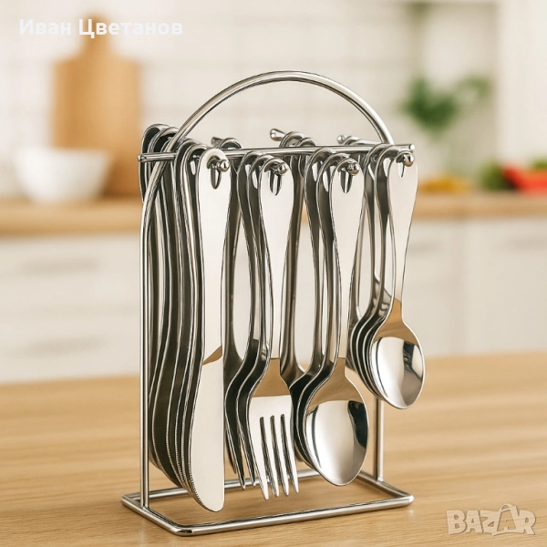 Прибори за хранене ARIAN – Стил и издръжливост в 25 части, снимка 1