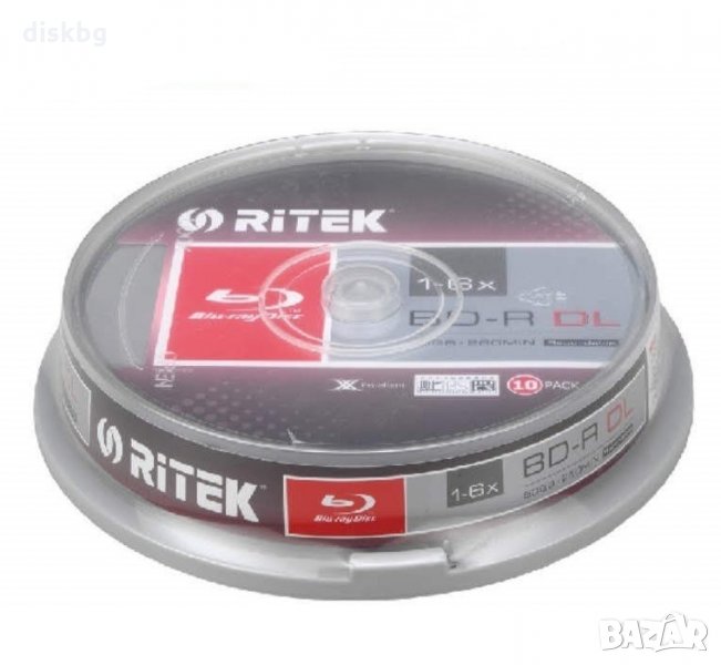 BD-R DL RITEК 50GB, 1-6x - празни дискове Блу Рей, двуслойни, снимка 1