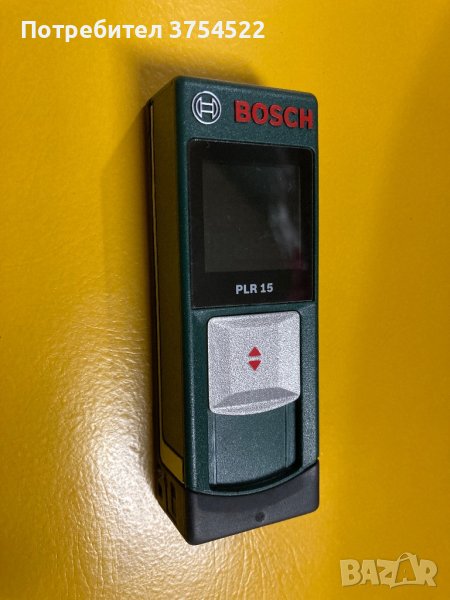 Лазерна ролетка BOSCH PLR 15, снимка 1
