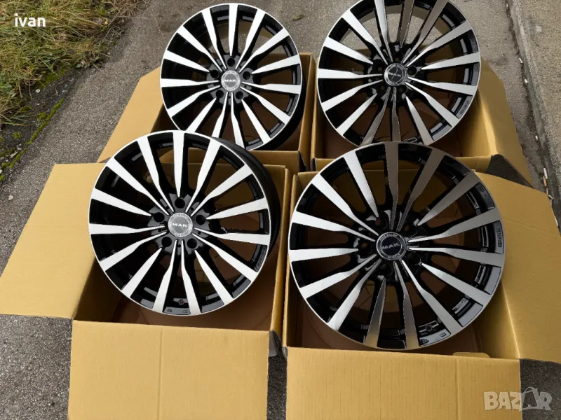 4 бр. чисто нови алуминиеви джанти MAK 20 цола 5x130 , централен отвор 84.1 , ET35, 9,5J, снимка 1