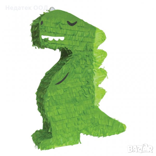 Пинята Динозавър, 35х8,5х43см, зелена, снимка 1