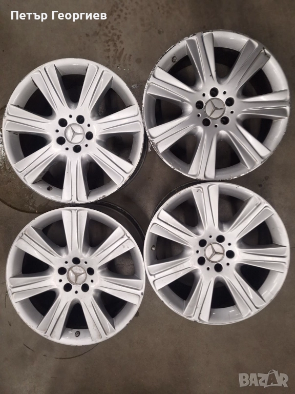 ОРИГИНАЛНИ АЛУМИНИЕВИ ДЖАНТИ МЕРЦЕДЕС S КЛАСА W222 СПОРТ ПАКЕТ-5x112х66.6-19цола, снимка 1