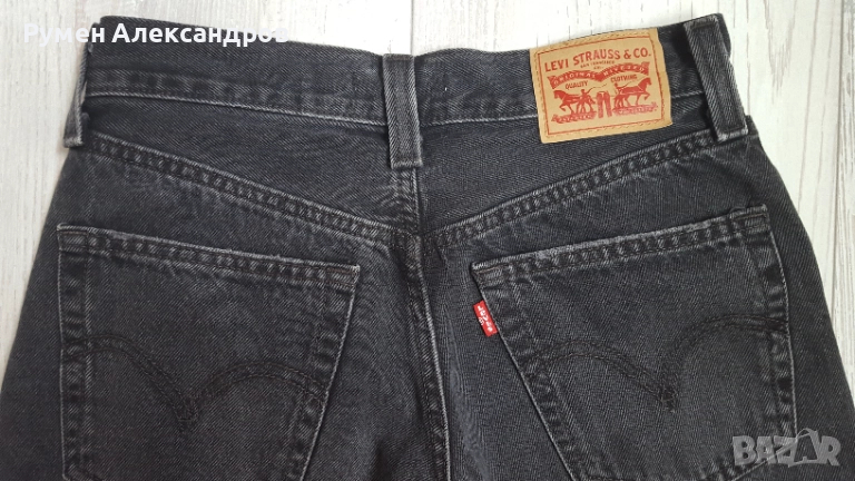 Черни дамски дънки Levi Strauss '94 Baggy Wide Leg W25 L33, снимка 1