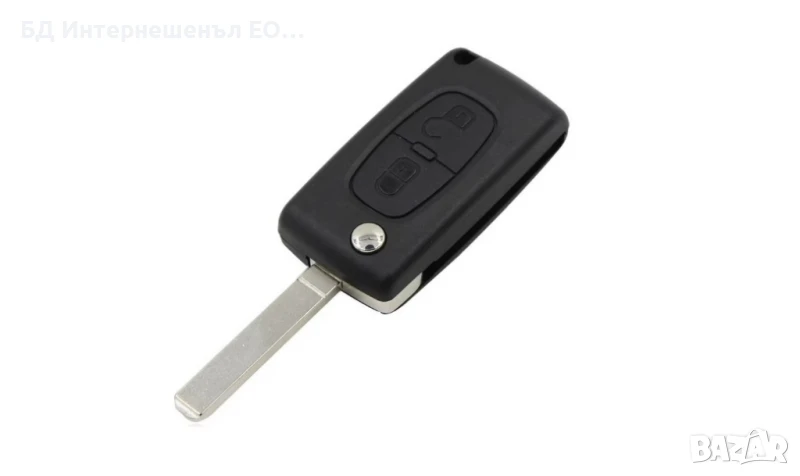 Кутийка за ключ с 2 бутона CITROEN & PEUGEOT, HU83, CE0536, снимка 1