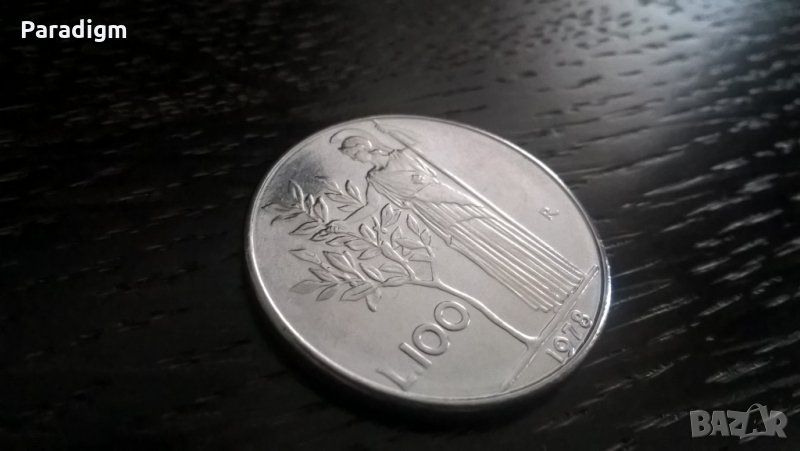 Монета - Италия - 100 лири | 1978г., снимка 1