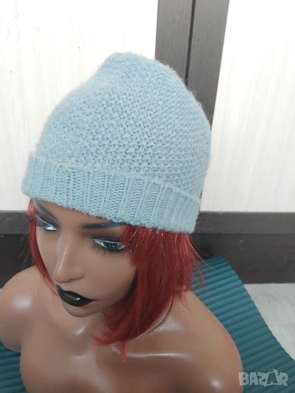 Висококачествена Италианска Вълнена Дамска Шапка, снимка 1