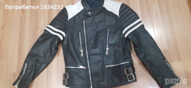 Моторджийско  яке  естествена кожа , снимка 1