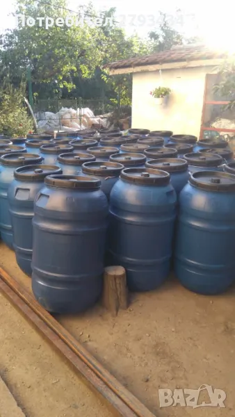 Бидони 220 л широко гърло (от храна), снимка 1