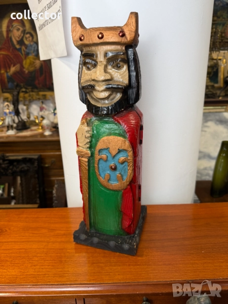 Дървена кутия за вино "ВИКИНГ".  №7398, снимка 1