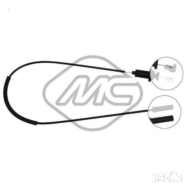 22250 ЖИЛО ГРАЗ CITROEN C25, FIAT Ducato I, PEUGEOT 205, J5, 1986-1995 дължина [mm]:890 / OE 4477021, снимка 1