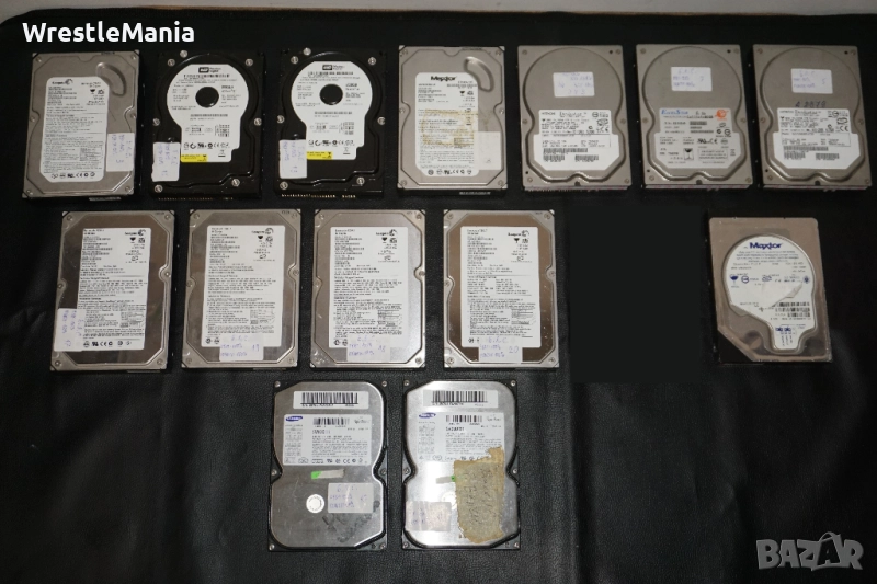 14 броя Тествани и Работещи Хард Дискове ATA 160GB/80GB/40GB/30GB, снимка 1