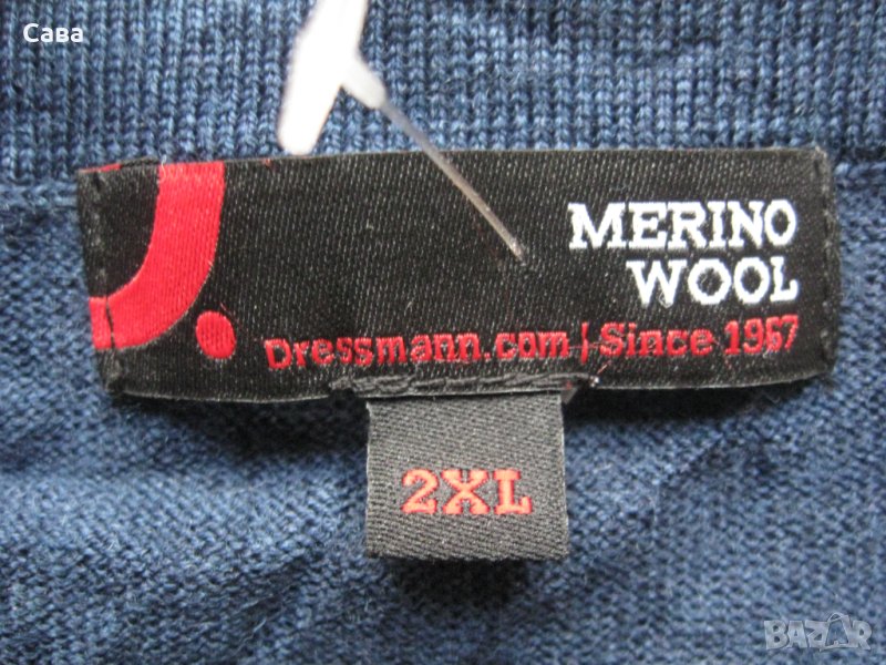 Пуловер DRESSMANN  мъжки,ХЛ, снимка 1