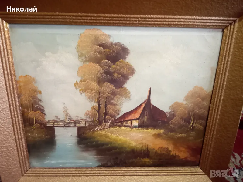 Стара красива маслена картина!, снимка 1