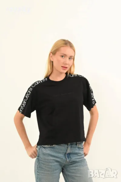 Calvin Klein дамска черна тениска , снимка 1