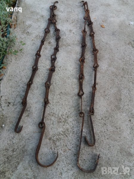 Стара верига за огнище, снимка 1
