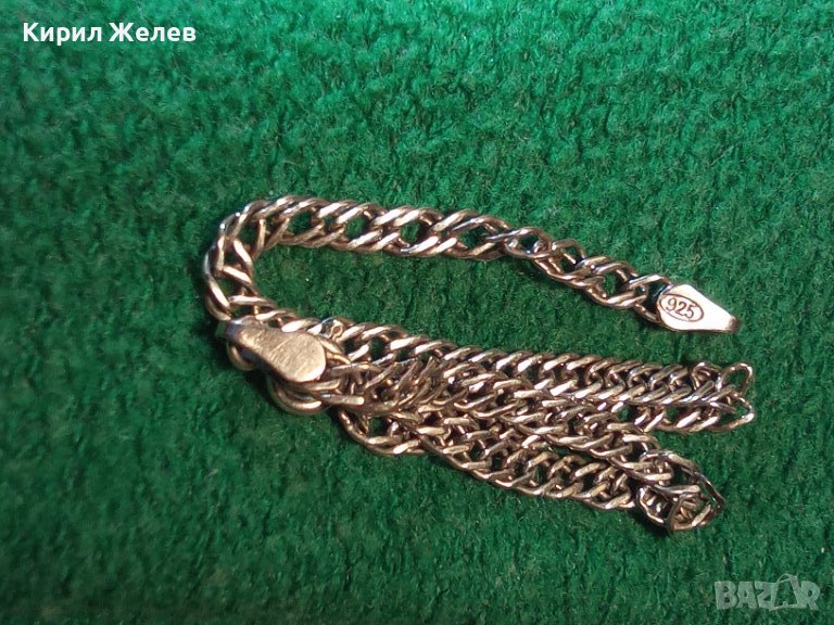 СРЕБЪРНА ГРИВНА СРЕБРО 925 ФИНА РЕТРО ВИНТИДЖ АРТ МАЙСТОРСКА ИЗРАБОТКА ПЛЕТКА 25600, снимка 1