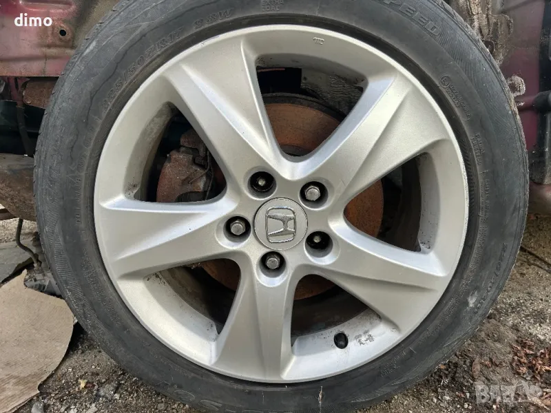 джанти Honda 17 5x114.3 ЕТ55 7.5j Accord, снимка 1