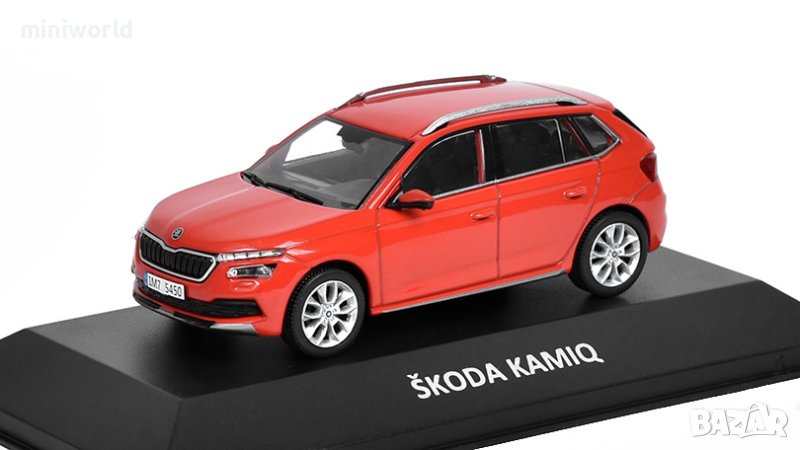 Skoda Kamiq 2019 -мащаб 1:43 на DeAgostini моделът е нов в блистер, снимка 1
