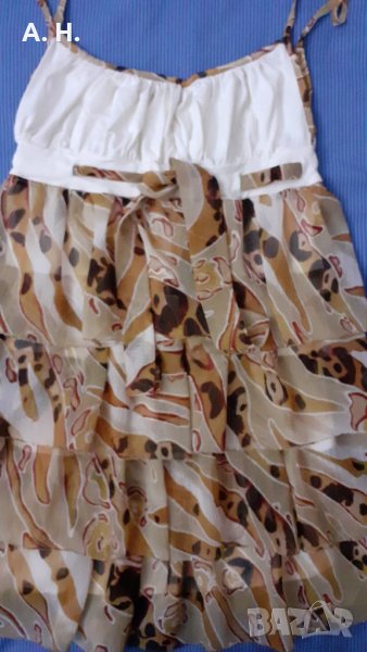 къса рокля многоцветна, снимка 1