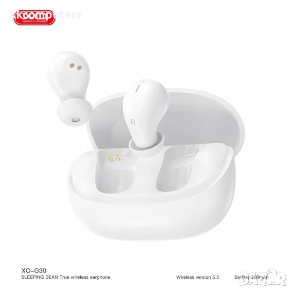 Bluetooth Handsfree Wireless XO-G30 TWS /Бял/ Баркод : 2404128, снимка 1