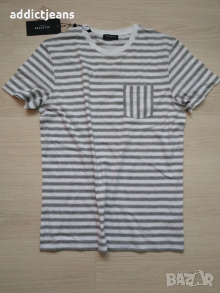 Мъжка тениска Selected размер L, снимка 1