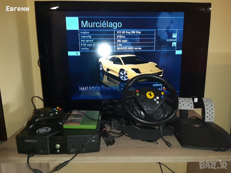  Xbox Classic Ексбокс Класик + 1 брой игра, джойстик и волан, снимка 1