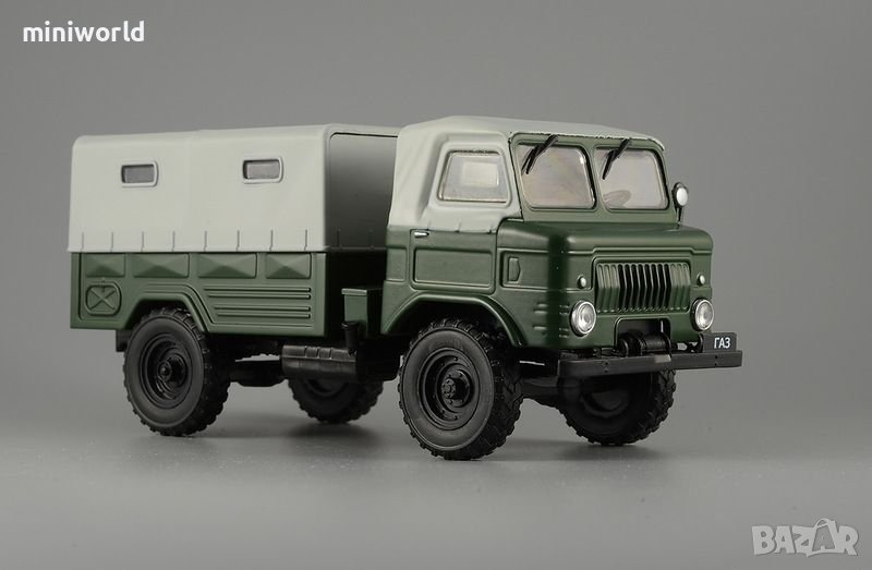 ГАЗ 63 бордова с тента 1959 - мащаб 1:43 на DeAgostini моделът е нов в блистер, снимка 1