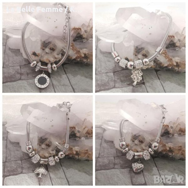 Елегантни и нежни дамски гривни ,изработени от висококачествена медицинска стомана, снимка 1