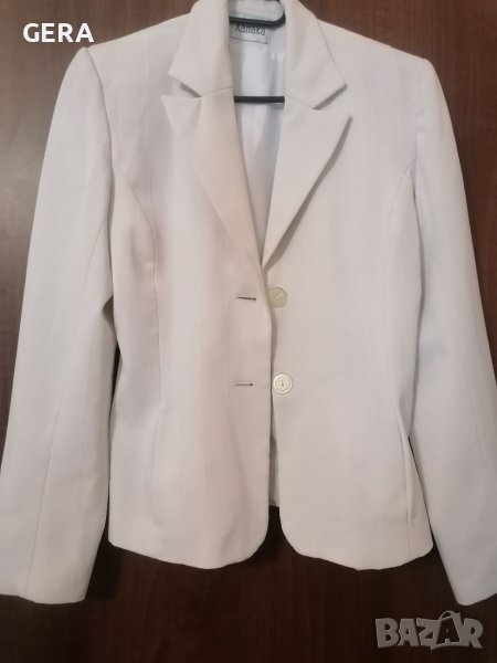 Ново бяло вталено сако, М, снимка 1