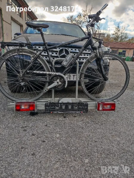 Стойка за велосипеди за теглич, снимка 1