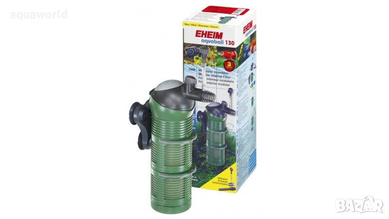 "ПРОМОЦИЯ" Вътрешен филтър EHEIM AquaBall 130 с 2х Филтър и Media Box, снимка 1