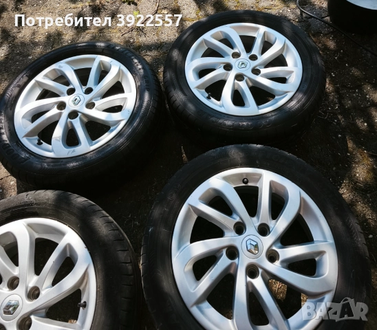16" Алуминиеви джанти от Рено, снимка 2 - Гуми и джанти - 51460774