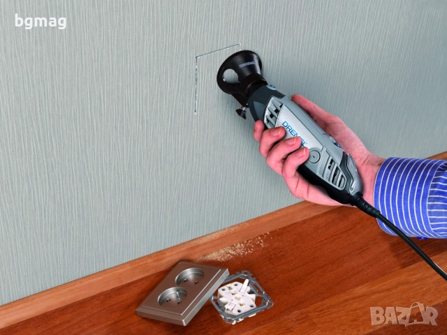 Dremel 565 - многофункционален режещ комплект и за финно фрезоване, снимка 3 - Други инструменти - 52141814